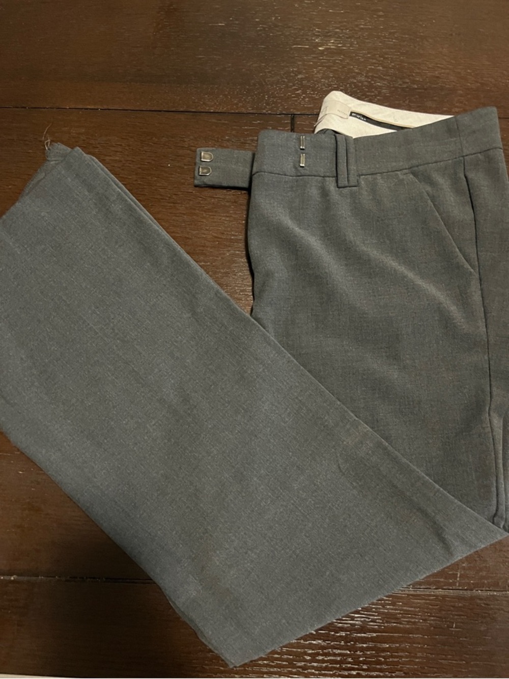 Gray Dress Pants - Classic Bootcut Leg